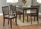 Espresso Wooden Dining Chairs (Set of 4)