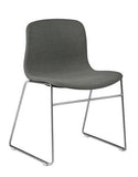 Designer Chair with Metal Base